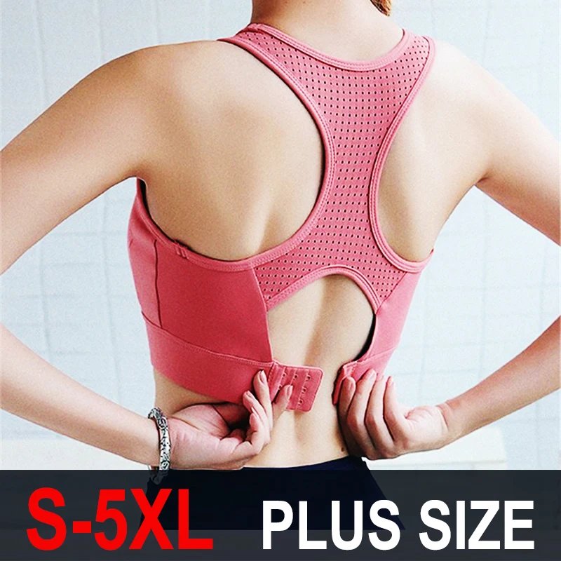 Yoga Fitness Plus - S-5XL Sports Top Yoga Bra Women
