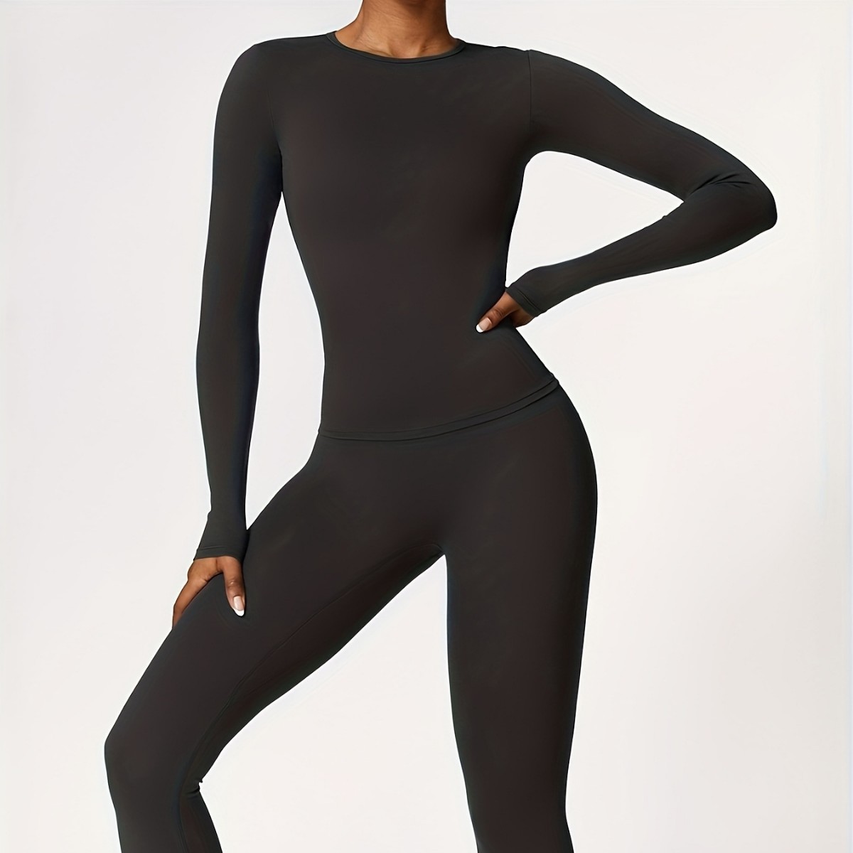 Yoga Fitness & Nutrition Llp - Tight-fitting yoga suit slim long-sleeved outdoor