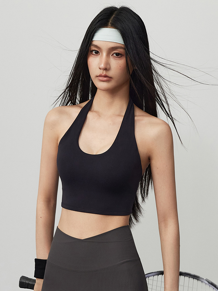 Yoga Fitness Matte - Women's Sexy Solid Color Summer Neck