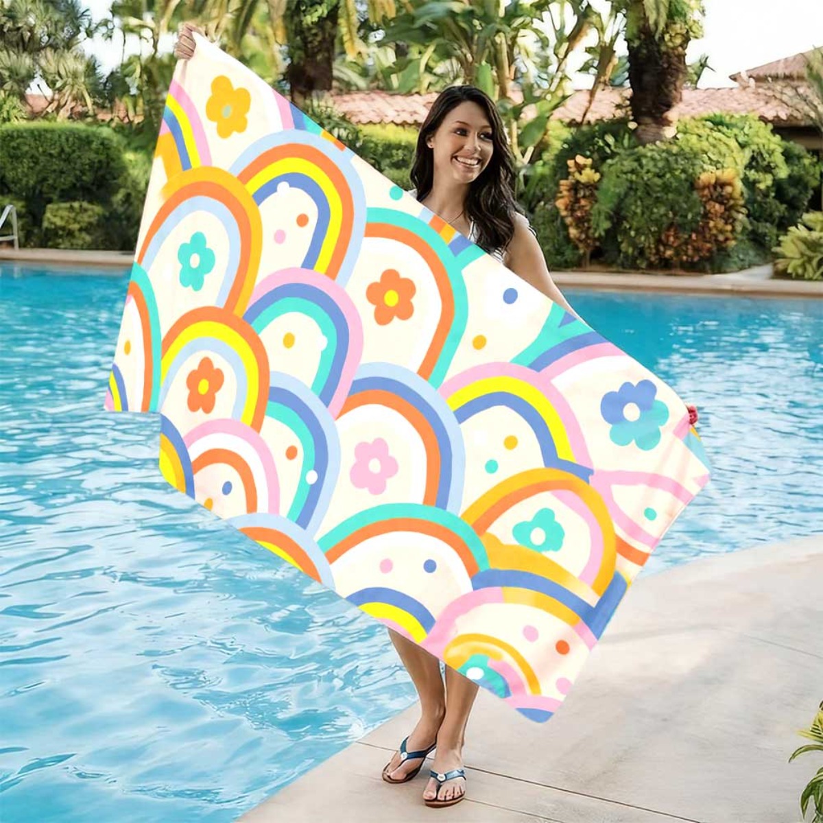 Yoga Fitness & Nutrition Llp - One Beach Towel That Is Reusable,