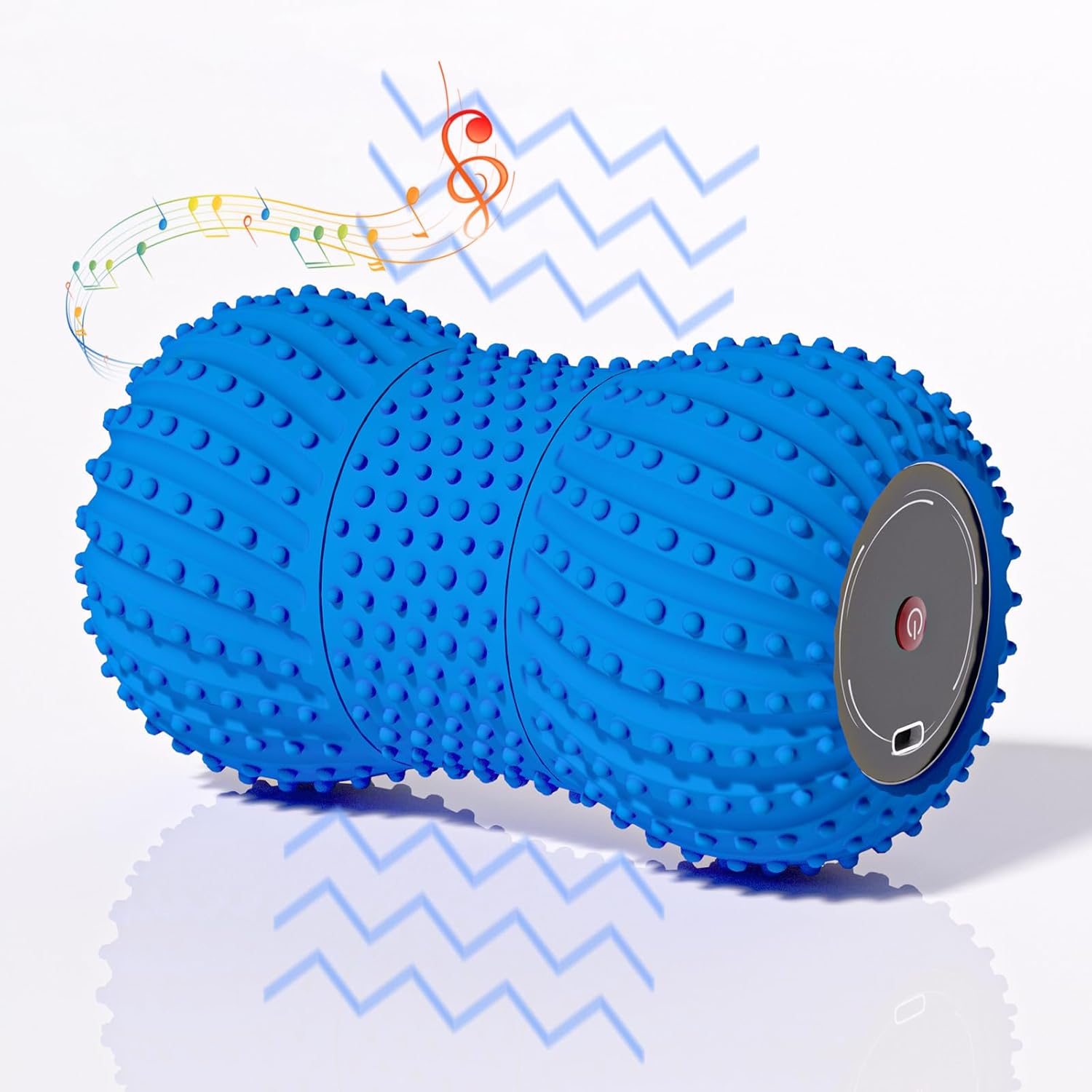 Yoga Fitness Wheel - 2 in 1 Vibrating Peanut Massage