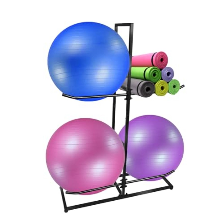 Exercise Ball Stability - Exercise Ball HolderStability Ball Rack Exercise