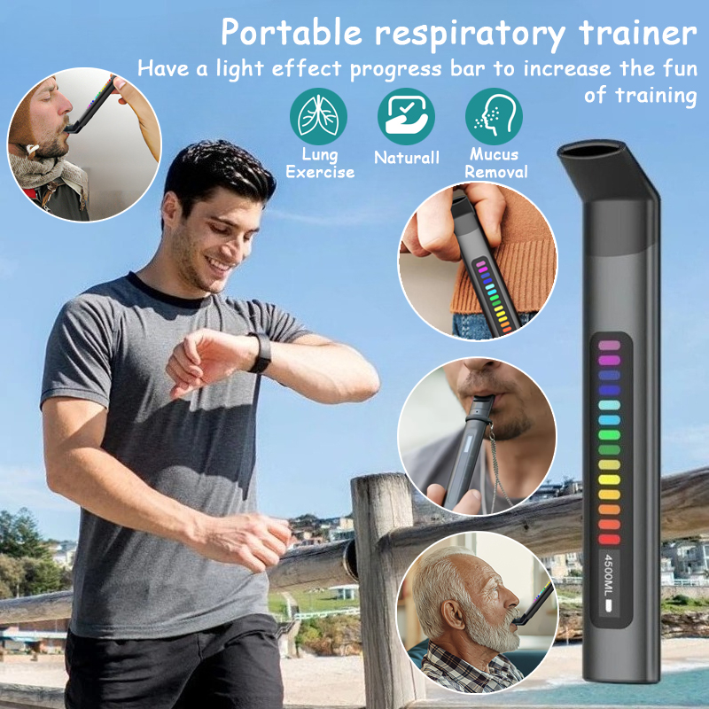 Yoga Fitness & Nutrition Llp - Electronic Breathing Trainer Respiratory Tester Running