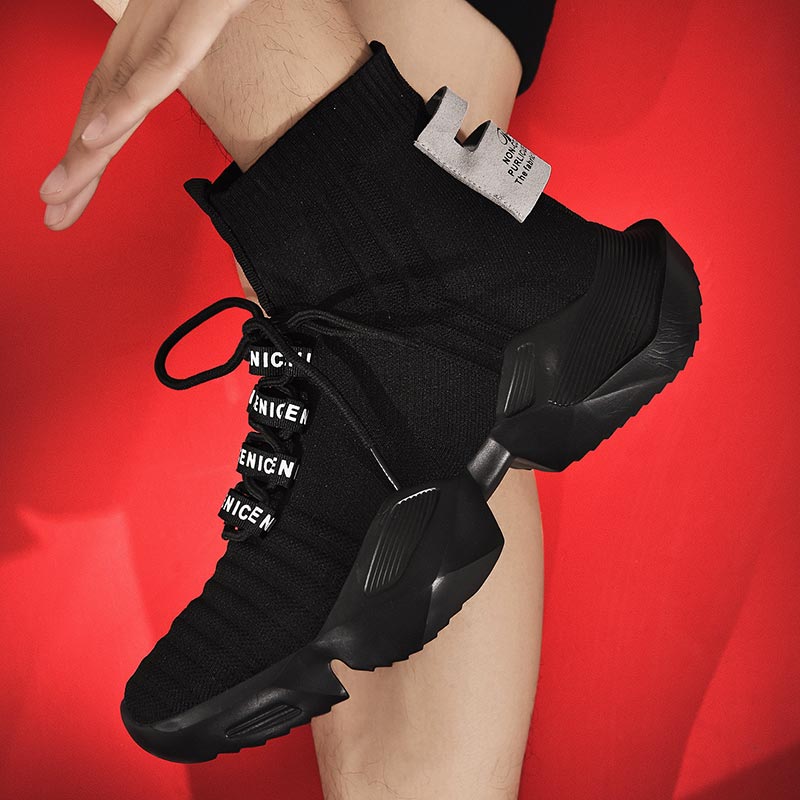 Fitness Yoga Youth - Plus Size Hightop High-soled Men Sport