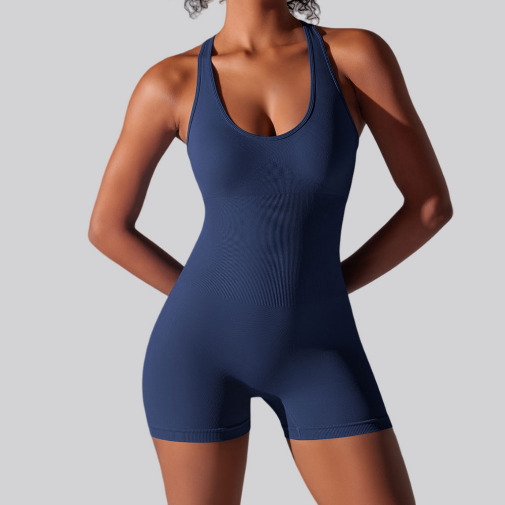 Yoga Fitness Plus - Sexy Fitness Jumpsuit Women's Seamless Sports