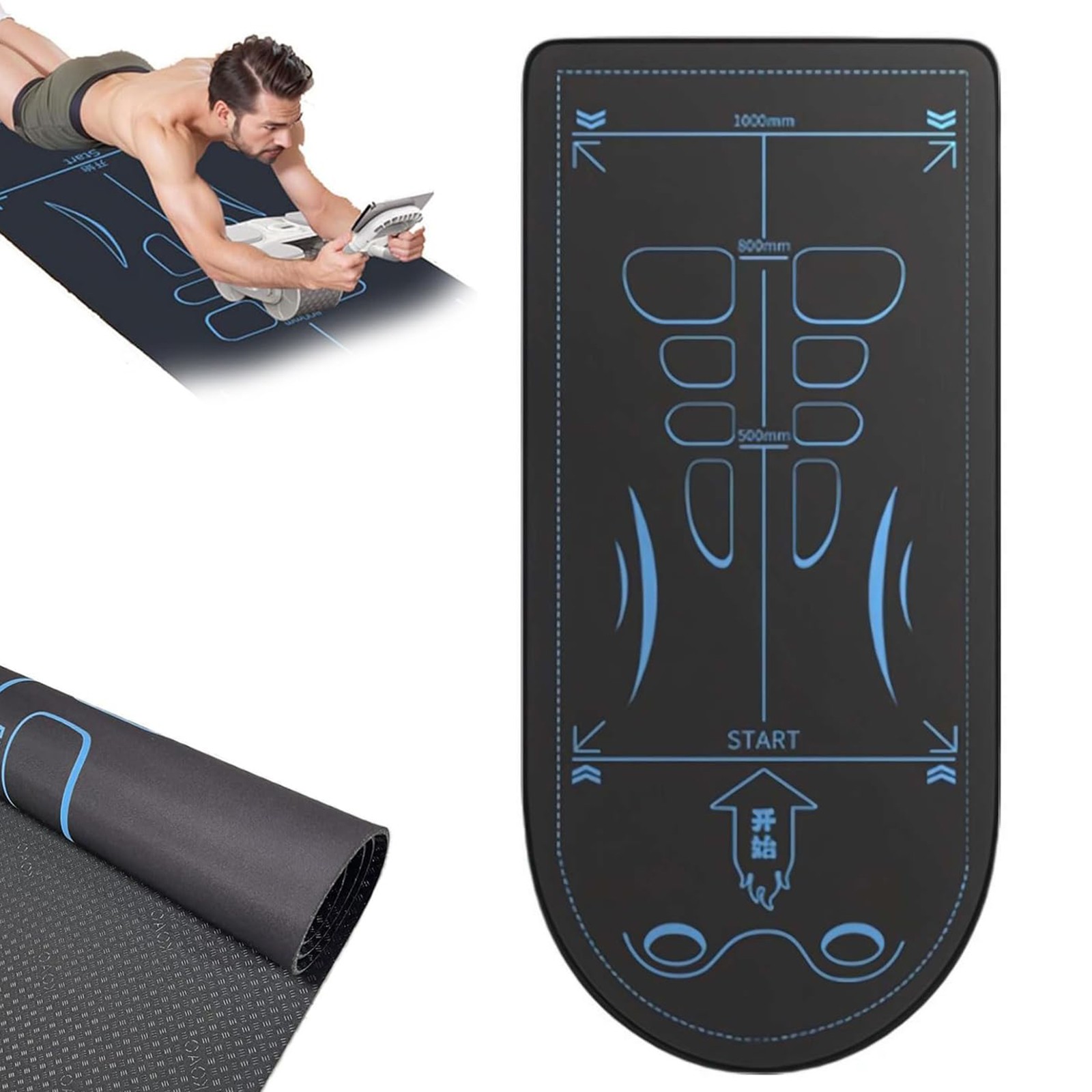 Yoga Fitness Wheel - Yoga Mat For Abdominal Wheel Home