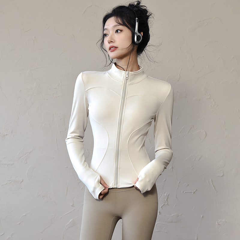 Yoga Fitness & Nutrition Llp - Long Sleeve Sports Jacket Women Zip
