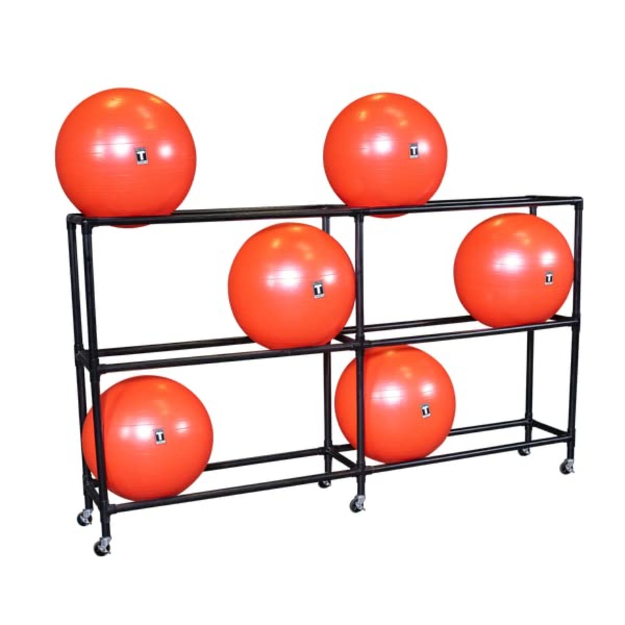Exercise Ball Stability - Vertical Stability Ball Rack with Locking