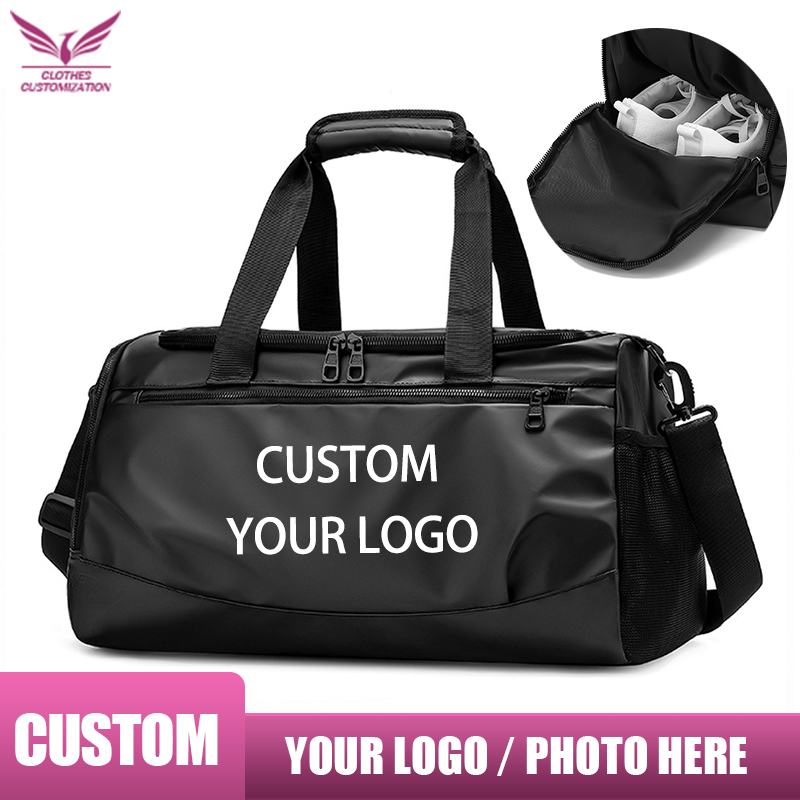 Yoga Fitness Photos - Custom logo Waterproof Gym Bag Large