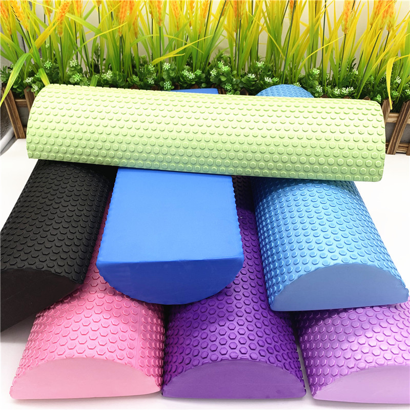 Yoga Fitness Wheel - 30/45cm Half Round EVA Massage Foam