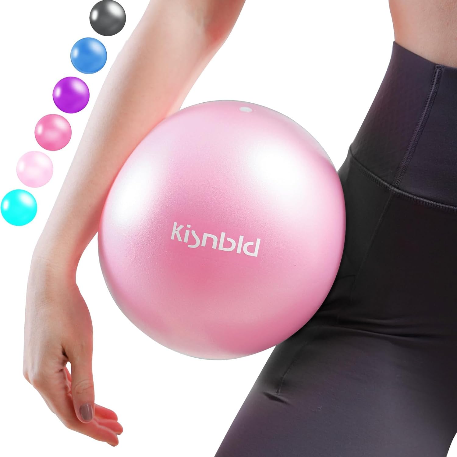 Exercise Ball Stability - kisnbld Small Exercise Ball, 9 Inch