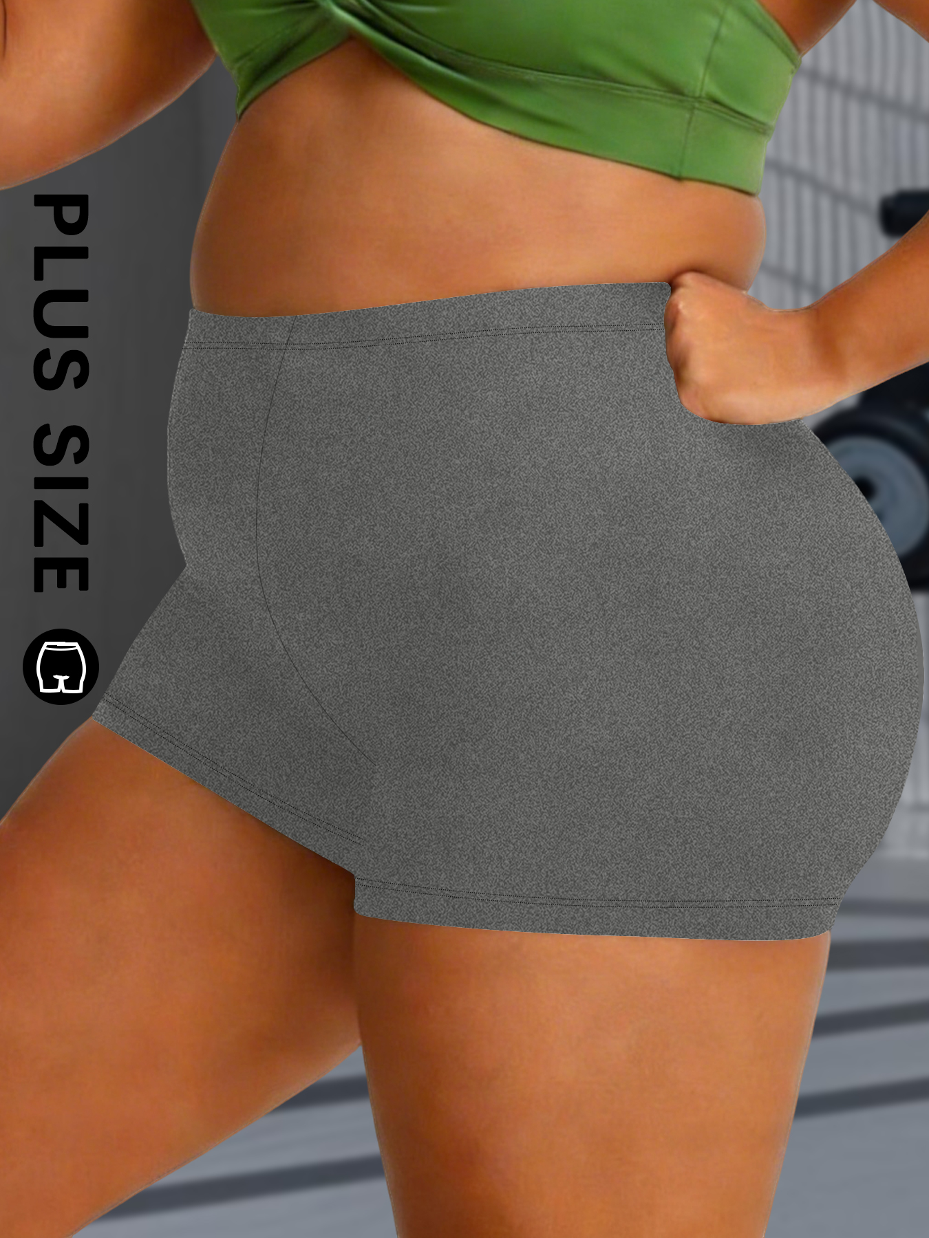 Yoga Fitness Plus - Plus Size Women's Yoga Running Biker