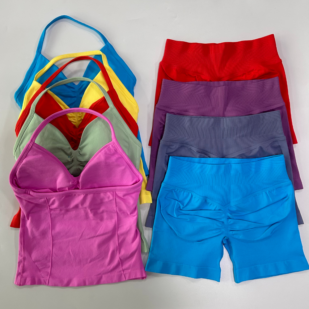 Yoga Fitness Logo - No Logo 2pcs Gym Set Women
