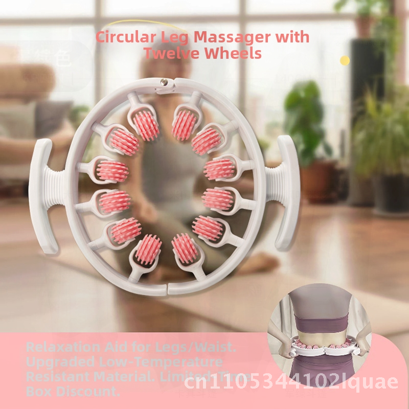 12-Wheel Leg Ring Clip Calf Ma - Yoga Fitness Health incelemesi ve fiyatı