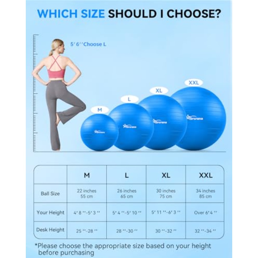 Exercise Ball - Anti-Burst Yog - Exercise Ball Stability incelemesi ve fiyatı