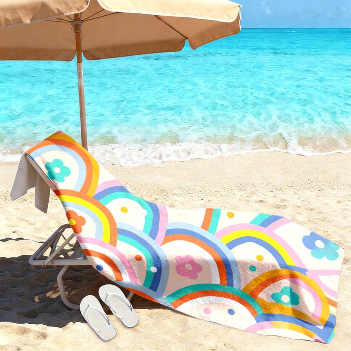 One Beach Towel That Is Reusab - Yoga Fitness & Nutrition Llp incelemesi ve fiyatı