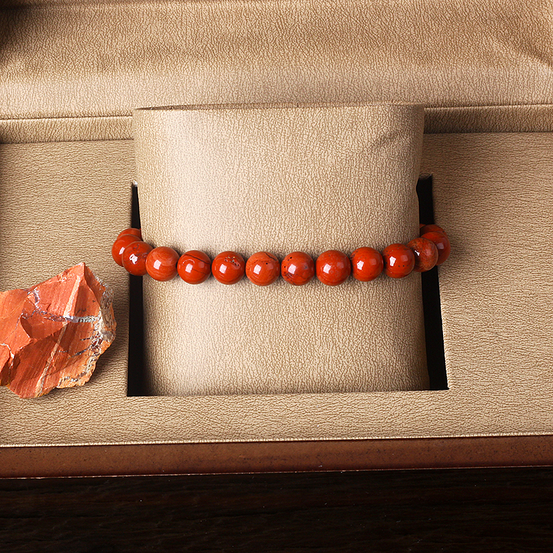 5A Genuine Red Jasper Beaded B - Yoga Fitness Gifts incelemesi ve fiyatı