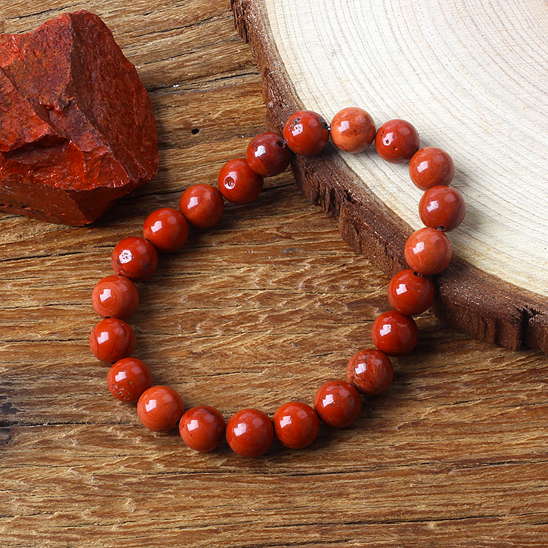 5A Genuine Red Jasper Beaded B - Yoga Fitness Gifts incelemesi ve fiyatı