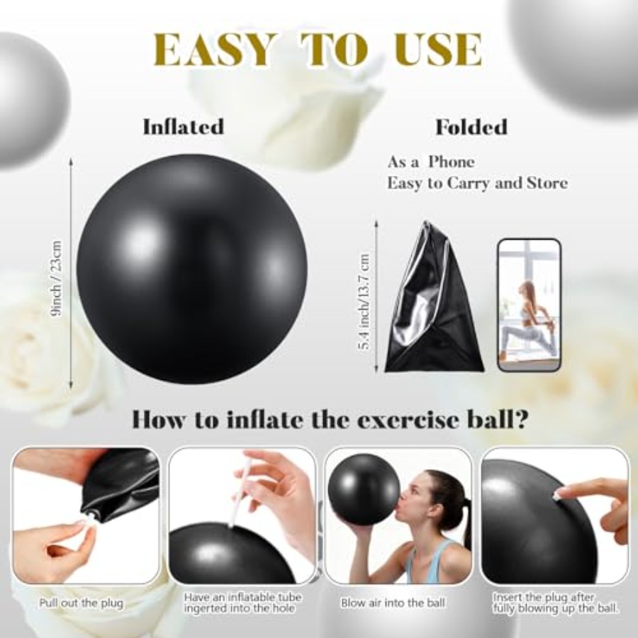40 Pcs 9 Inch Exercise Pilates - Exercise Ball Stability incelemesi ve fiyatı