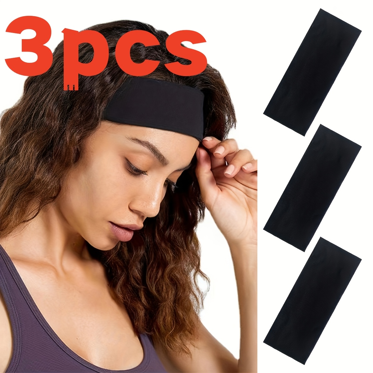 3Pcs sweat-absorbing sports he - Yoga Fitness Gifts incelemesi ve fiyatı