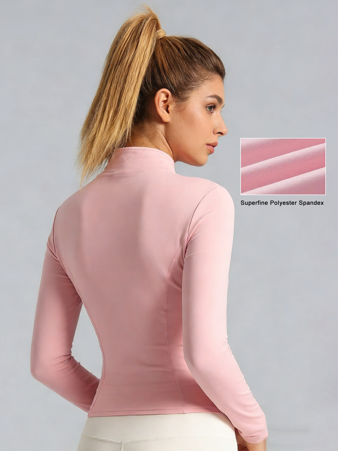 New Women Light pink Yoga Coat - Yoga Fitness & Nutrition Llp incelemesi ve fiyatı