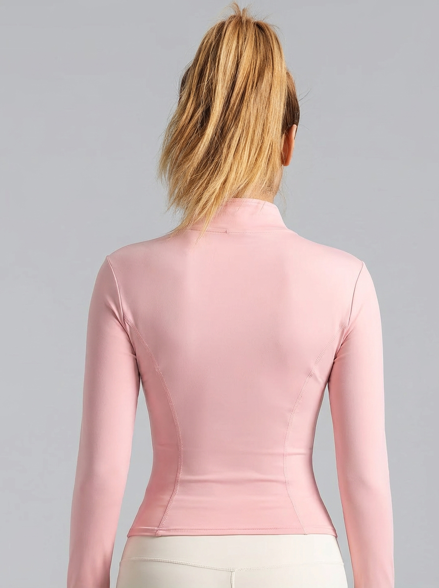New Women Light pink Yoga Coat - Yoga Fitness & Nutrition Llp incelemesi ve fiyatı