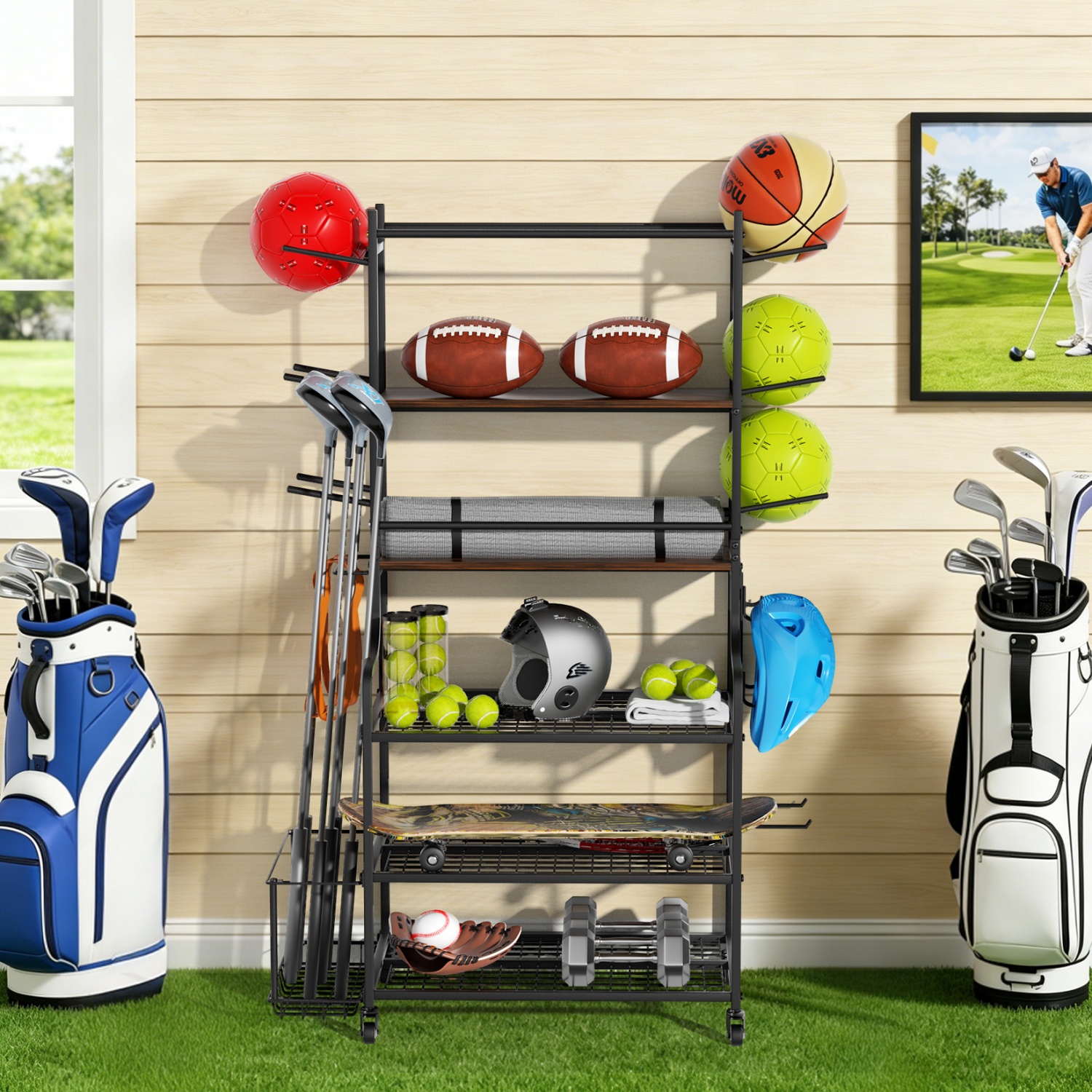 Yoga Mat Storage Rack Home Gym - Yoga Fitness Wheel incelemesi ve fiyatı