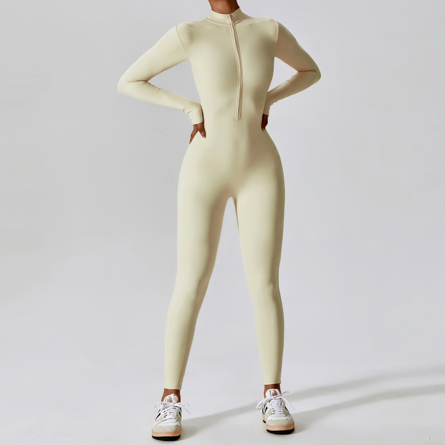 Customized LOGO women's zipper - Yoga Fitness Logo incelemesi ve fiyatı