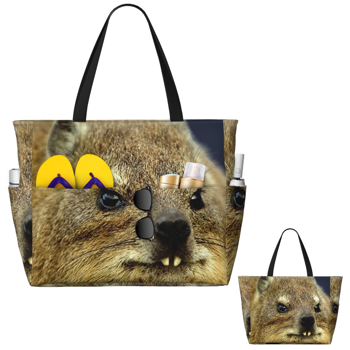 Rock Hyrax Photo Beach Tote Ba - Yoga Fitness Photos incelemesi ve fiyatı