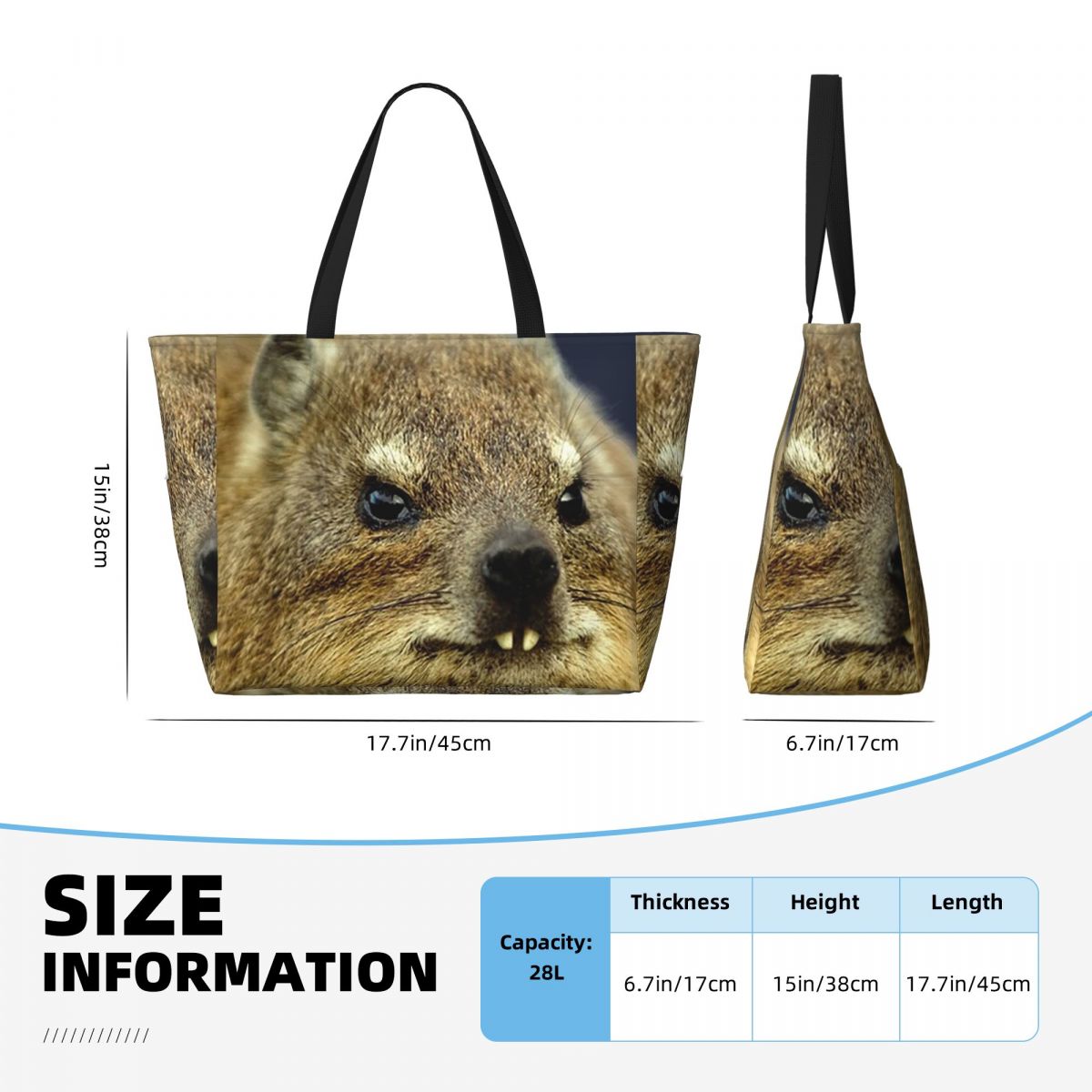 Rock Hyrax Photo Beach Tote Ba - Yoga Fitness Photos incelemesi ve fiyatı