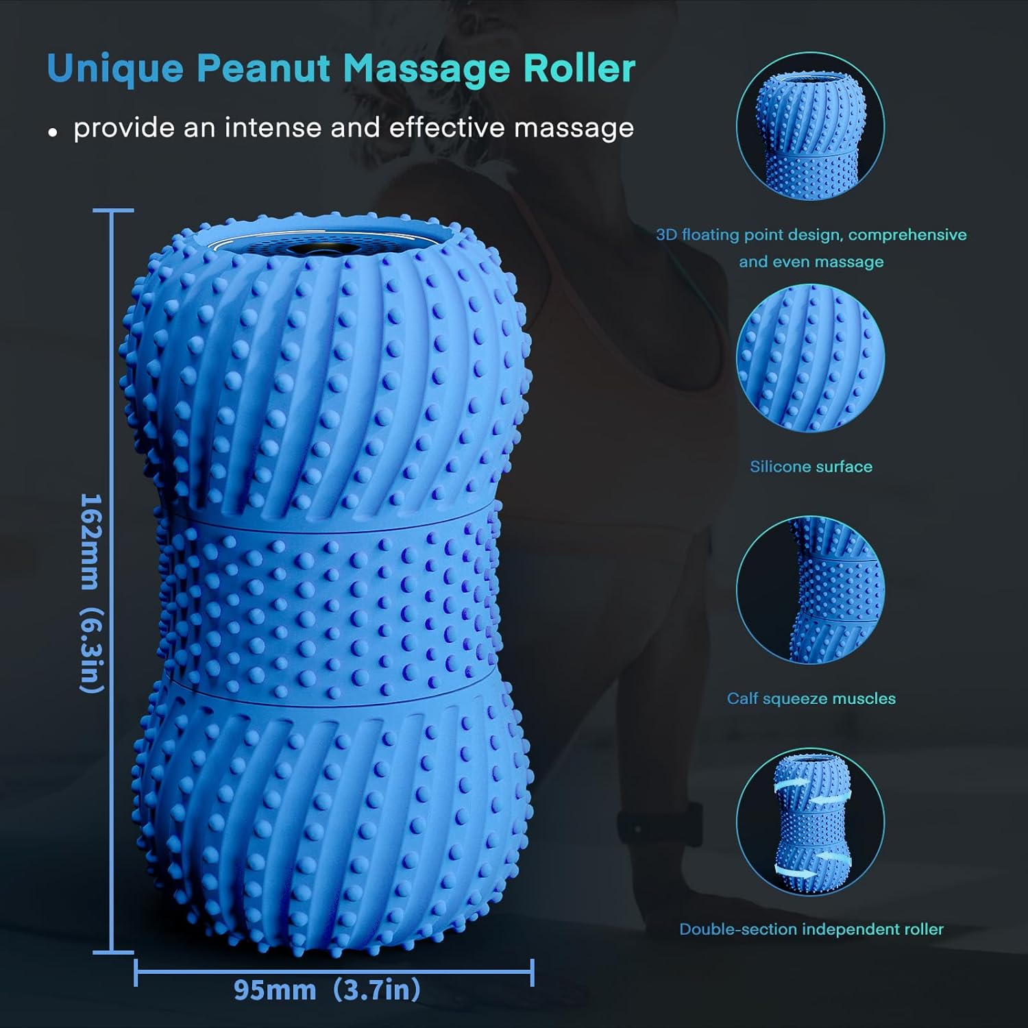 2 in 1 Vibrating Peanut Massag - Yoga Fitness Wheel incelemesi ve fiyatı