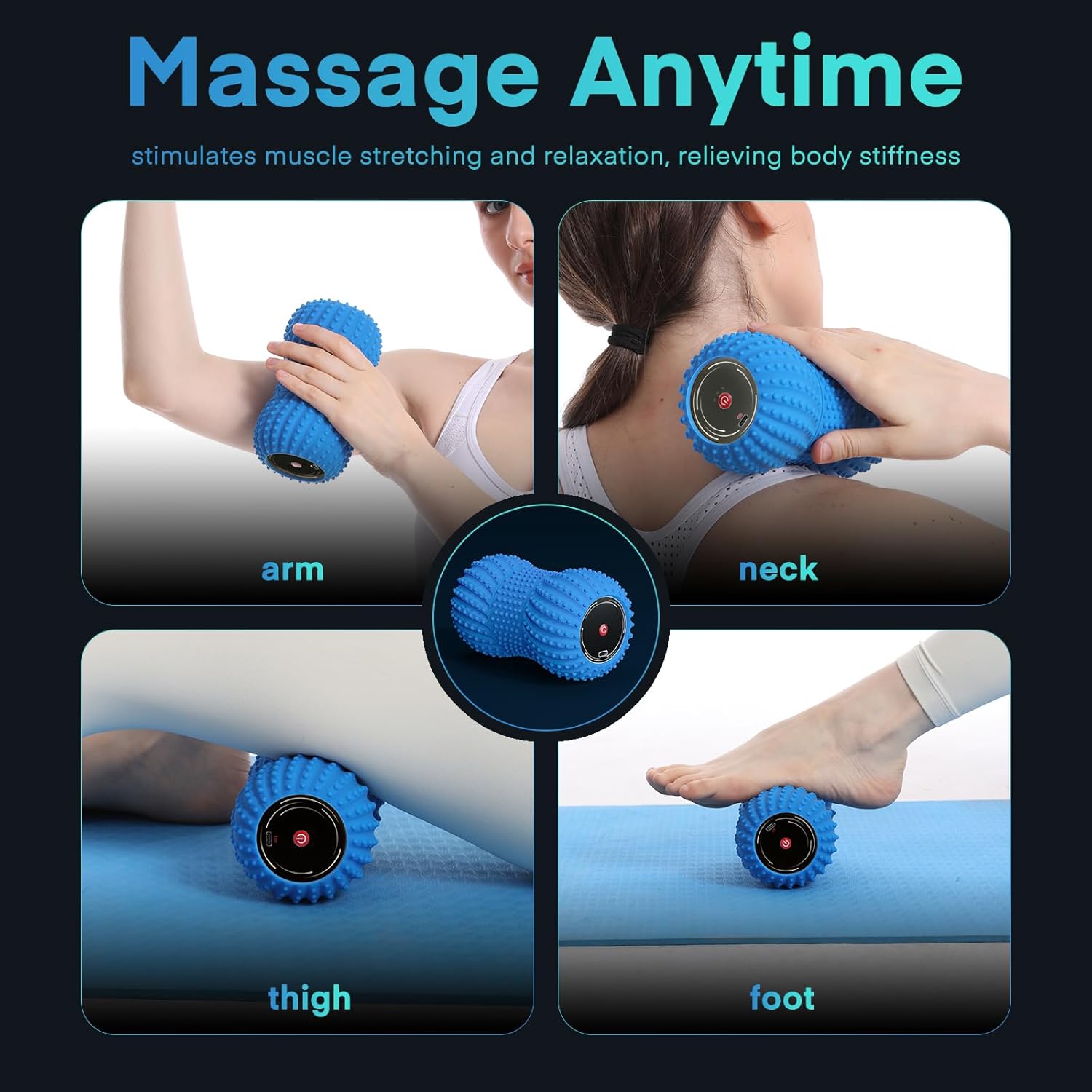 2 in 1 Vibrating Peanut Massag - Yoga Fitness Wheel incelemesi ve fiyatı