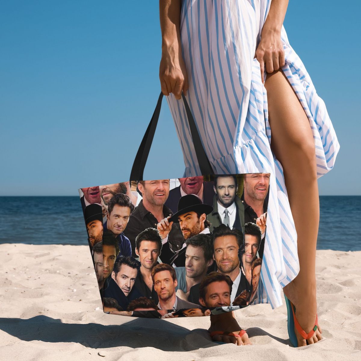Hugh Jackman Photo Collage Bea - Yoga Fitness Photos incelemesi ve fiyatı