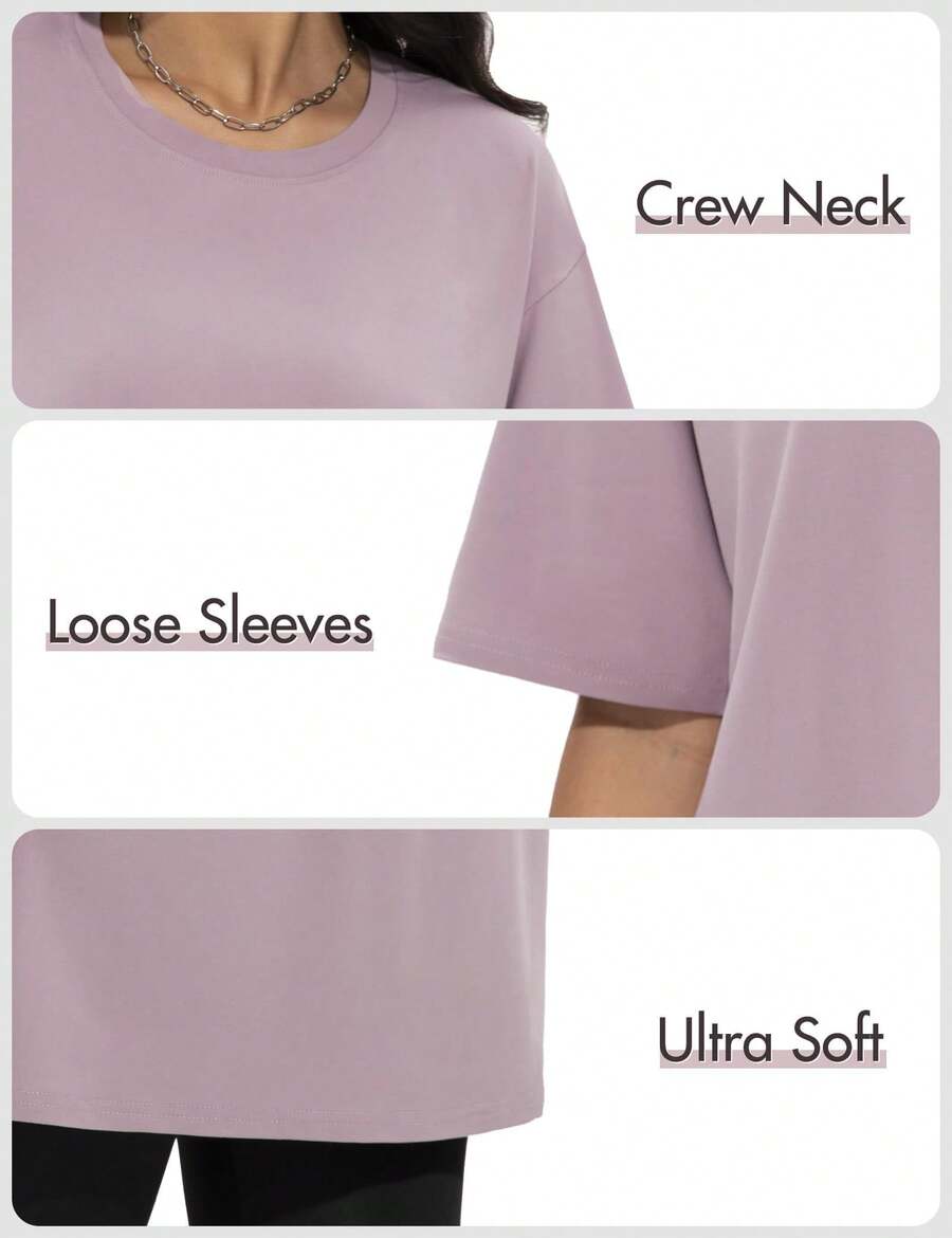 Plus Size Women Loose Fit Roun - Yoga Fitness Plus incelemesi ve fiyatı