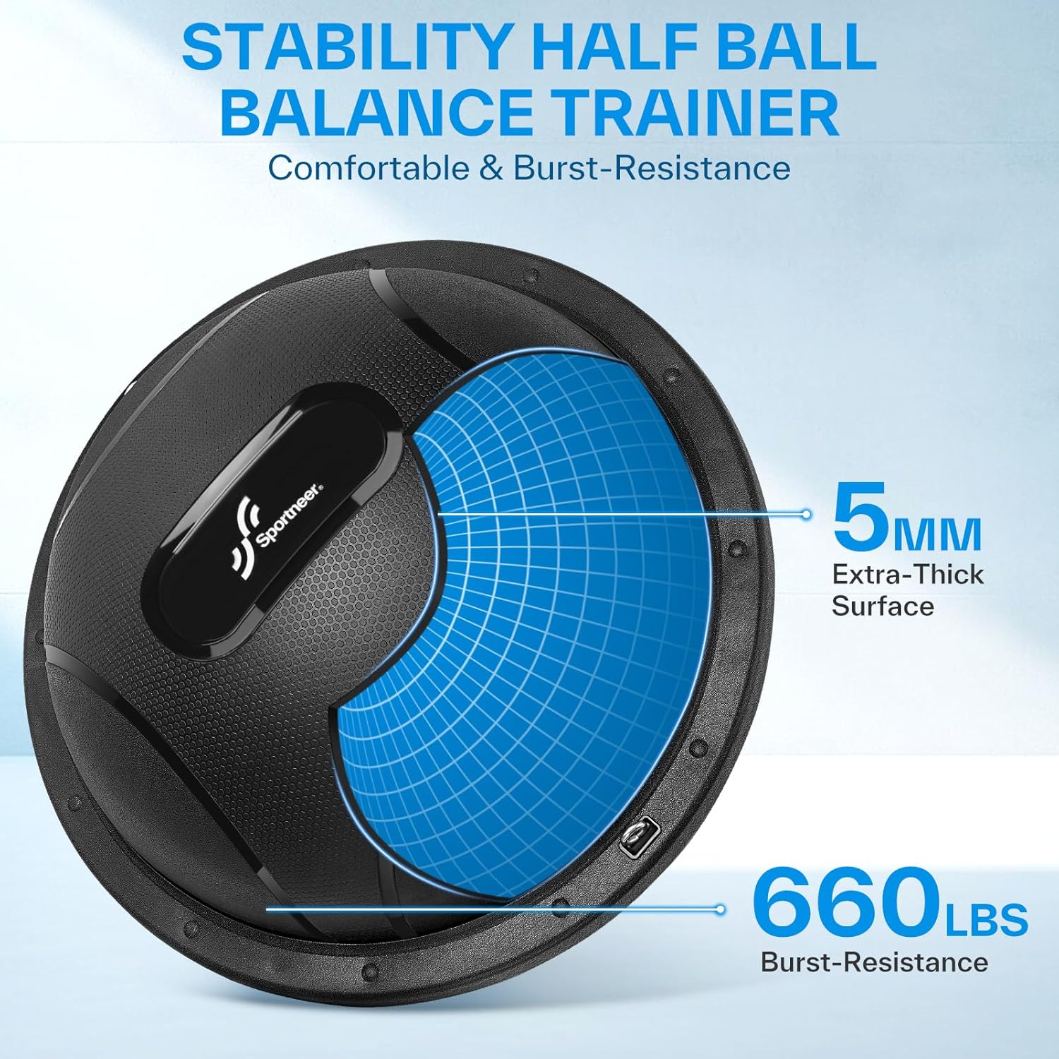 Half Balance Ball - Inflatable - Exercise Ball Stability incelemesi ve fiyatı