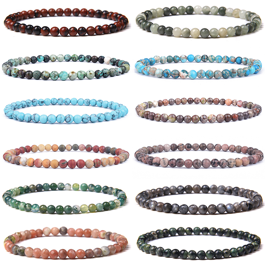New 4/6mm Beads Women Bracelet - Yoga Fitness Gifts incelemesi ve fiyatı