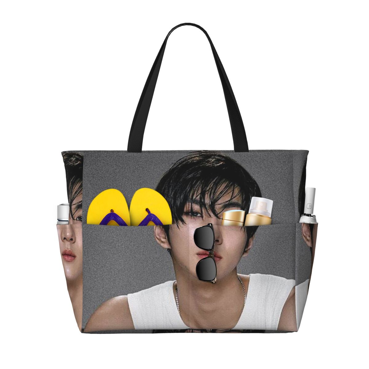 Jungwon En Kpop Beach Tote Bag - Yoga En Fitness incelemesi ve fiyatı