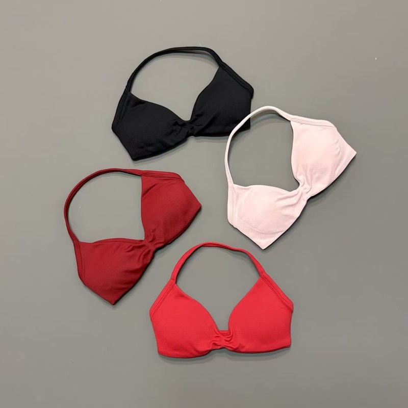 Women Halter Sports Bra V-Neck - Yoga Fitness Matte incelemesi ve fiyatı