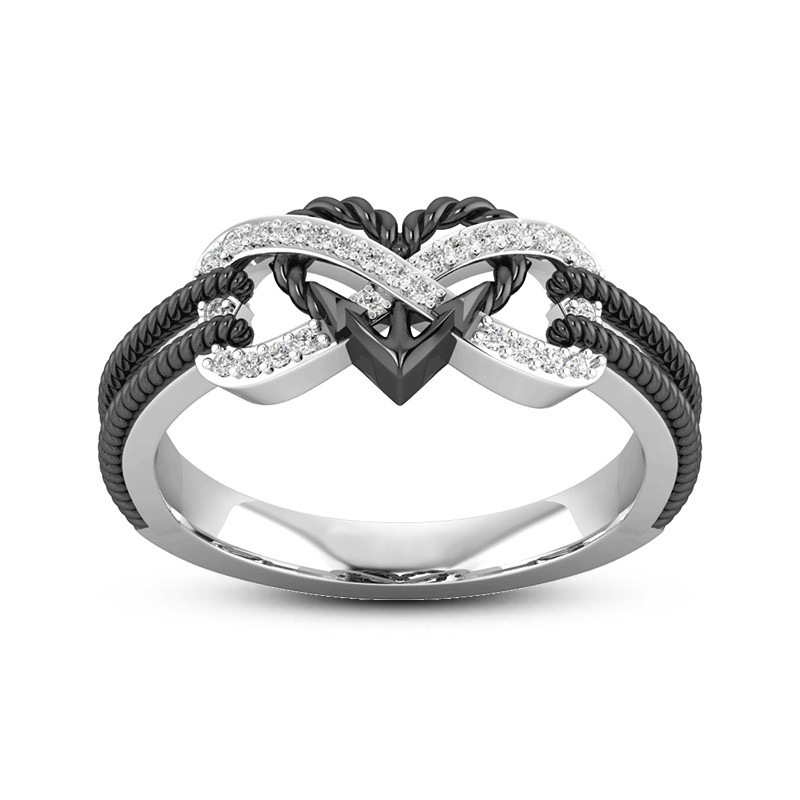 Black Rose Gold Color Heart Ri - Yoga Fitness Gifts incelemesi ve fiyatı