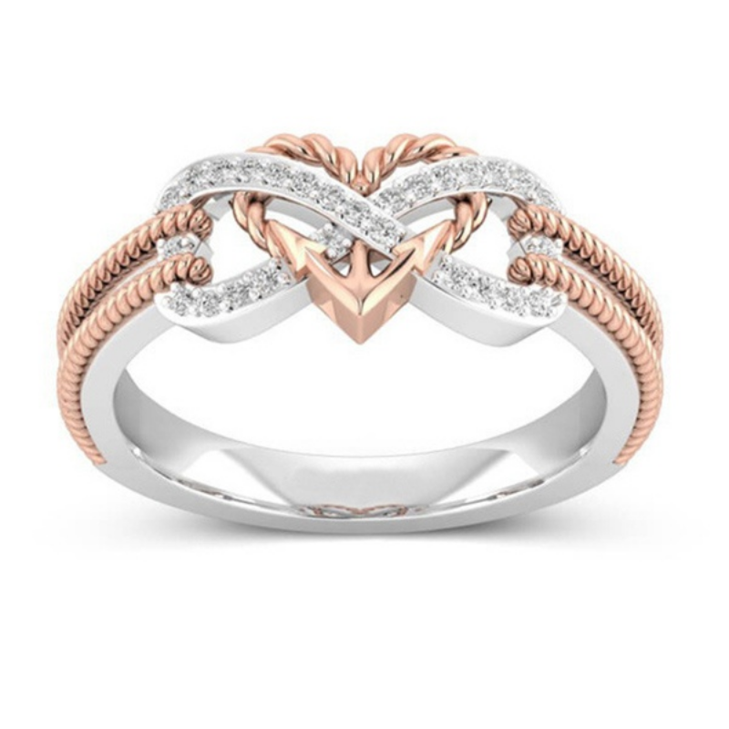Black Rose Gold Color Heart Ri - Yoga Fitness Gifts incelemesi ve fiyatı