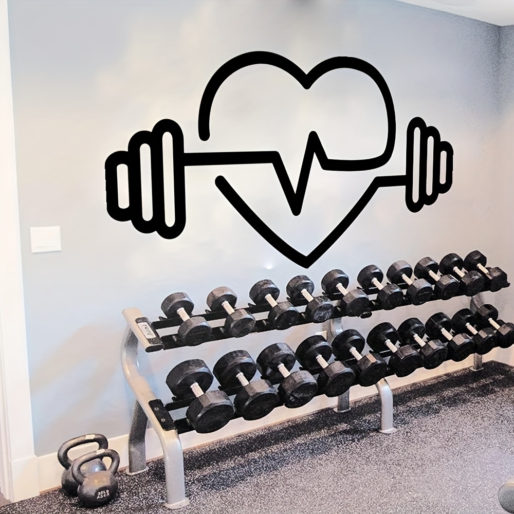 Large Heart-Shaped Barbell Wal - Yoga Fitness Health incelemesi ve fiyatı