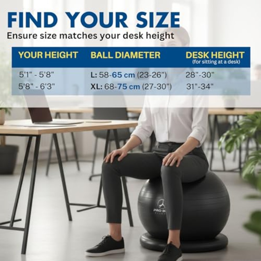 Yoga Ball Chair, Exercise Ball - Exercise Ball Stability incelemesi ve fiyatı