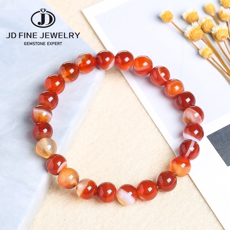 JD Natural Stone Beads Red Str - Yoga Fitness Gifts incelemesi ve fiyatı